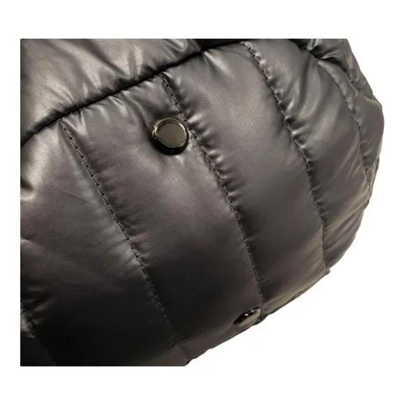 Think Royln Shiny Dark Grey Shoulder Bag - Picture 8 of 12